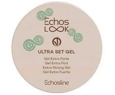 ECHOSLINE Echos LOOK Ultra Set Gel Extra Strong stiprios fiksacijos plaukų formavimo gelis, 200 ml