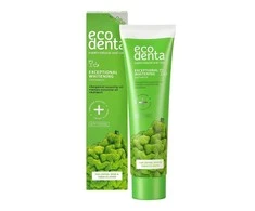 Ecodenta Exceptional Whitening Dantų dantų pasta balinanti dantų pasta su bergamočių eteriniu aliejumi ir kalendoriumi 100ml
