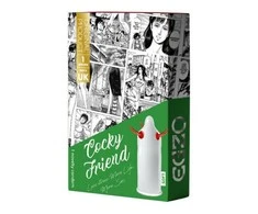 Egzo Exo Cocky Friend prezervatyvas su minkštais antgaliais, 1 vnt.