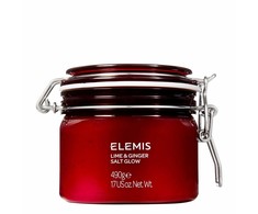 Elemis Exotic Lime &amp; Ginger Salt Glow gaivinamasis kūno šveitiklis, 490 g