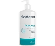 Polpharma Eloderm 2 viename kūno ir plaukų prausimosi gelis, 400 ml