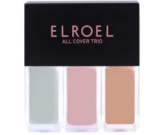 Elroel All Cover Trio Rožinė/Mint/rusvai gelsvas, 4.5 g