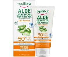 Equilibra Sun Face Aloe Antiage F50 veido kremas saugantis nuo UV spindulių 75ml