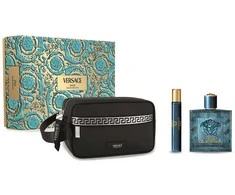 Kvepalų rinkinys vyrams Versace Eros (EDT, 100 ml + EDT, 10 ml + kosmetinė)