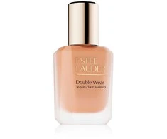 „Estee Lauder Double Wear Stay-in-Place Makeup SPF10“ ilgai išliekantis matinį atspalvį suteikiantis makiažo pagrindas, suteikiantis odai matinį atspalvį, suteikia odai spindesio ir suteikia spindesio.