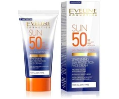Eveline Cosmetics Whitening Apsauga nuo saulės Hyaluronic Acid Whitening Daily Kreminis For Face SPF 50, 50 ml