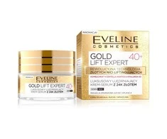 Eveline Cosmetics Eveline Gold Lift Expert prabangus stangrinamasis kreminis serumas 40+, 50 ml