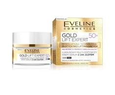 „Eveline Cosmetics“ „Gold Lift Expert 50+“ veido kaukė, 50 ml