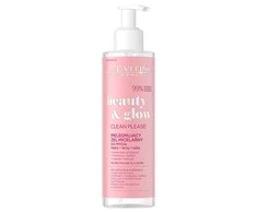 Eveline Cosmetics Beauty &amp; Glow puoselėjantis micelinis veido prausimo gelis 200ml