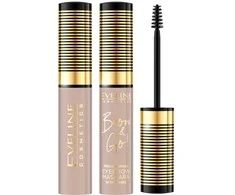Eveline Cosmetics Brow &amp; Go! antakių tušas su tankinančiomis skaidulomis 05 Taupe 6ml