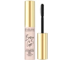 Eveline Kolorowka Eveline Cosmetics Brow &amp; Go! Skaidrus antakių gelis, 6 ml