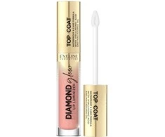 Eveline Cosmetics Diamond Glow Lip Luminizer Top Coat 13 Peach Fuzz, 4,5 ml