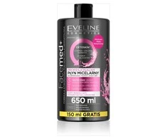 Eveline Cosmetics Eveline FaceMed+ Detoskin Professional Micellar Vanduo, 650 ml