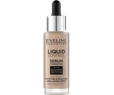 Eveline Cosmetics Liquid Control HD Long Lasting Formula 24H makiažo pagrindas su lašintuvu 025 Light Rose 32ml