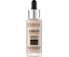 Eveline Cosmetics LIQUID CONTROL HD 002 Minkštas Porcelianas, 32 ml