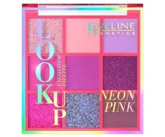 Eveline Cosmetics Look Up akių šešėlių paletė (neoninė) Neoninė Rožinė, 10,8 g