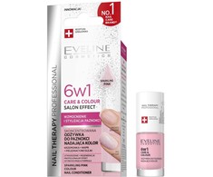 Eveline Cosmetics Nail Therapy Professional 6w1 Care &amp; Colour, 5 ml