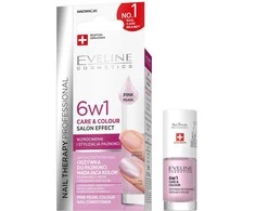 Eveline Cosmetics Nail Therapy Professional 6w1 Care &amp; Colour, 5 ml