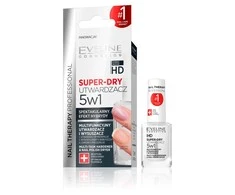 Eveline Cosmetics Nail Therapy Professional Super-Dry 5in1 daugiafunkcis kietiklis ir džiovintuvas 12ml