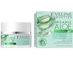 Eveline Cosmetics Organic Aloe + Collagen nawilżająco-matujący żel do twarzy 50ml