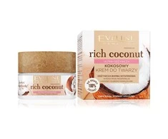 Eveline Cosmetics Eveline Rich Coconut Ultra maitininantis Face Kreminis, 50 ml