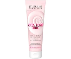 Eveline Cosmetics Rožinė Snail nawilżający żel do mycia twarzy 140ml