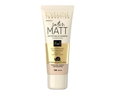 Eveline Cosmetics Satin Matt Foundation 104 rusvai gelsvas, 30 ml