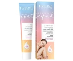 „Eveline Cosmetics Sensitive Epil“ švelnus kremas visapusiškam plaukų šalinimui, 125 ml