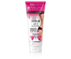 Eveline Cosmetics Eveline Slim Extreme 4D Scalpel Express Liekninamasis koncentratas naktinis riebalų nusiurbimas, 250 ml