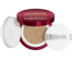 L'Oreal Eveline Cosmetics Wonder Match kryjący podkład cushion su niacynamidem i kwasem hialuronowym 02W Vanilla 15g