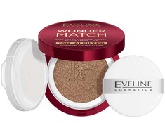 L'Oreal „Eveline Cosmetics Wonder Match“ maskuojamoji pagalvėlė su niacinamidu ir hialurono rūgštimi 04W rusvai gelsvas 15 g