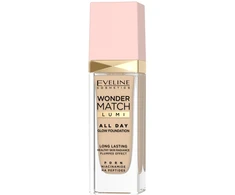 Eveline Cosmetics Wonder Match Lumi All Day Glow ilgai išsilaikantis švytėjimą suteikiantis makiažo pagrindas 15 Neutral 30ml
