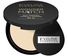 Eveline Kolorowka Eveline Cosmetics Wonder Match Matt Pressed Compact Powder 01 Light rusvai gelsvas, 8 g