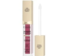Eveline Cosmetics Wonder Match kreminiai skysti matiniai lūpų dažai 10 Berry Rose, 6,8 ml