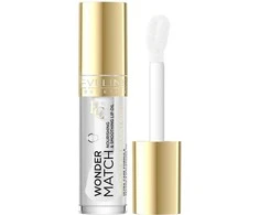 Eveline Cosmetics Wonder Match maitininantis &amp; Smoothing Lip Oil 01 Clear, 5 ml
