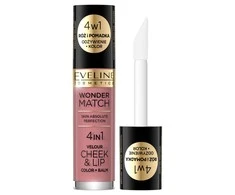 Eveline Cosmetics Wonder Match Velour Cheek&amp;Lip 02, 4,5 ml