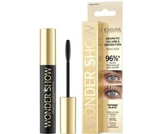 Eveline Cosmetics Wonder Show Dramatic Volume &amp; Separation Blakstienų tušas Juodas, 7 ml