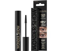 Eveline Cosmetics Wonder Show Volume &amp; Length &amp; Lift Blakstienų tušas Juodas, 7 ml