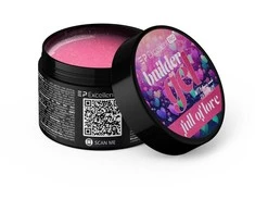 Cosmetics Zone Excellent Pro Statybinis gelis tiksotropinis su efektu „Pilnas meilės“ 50g