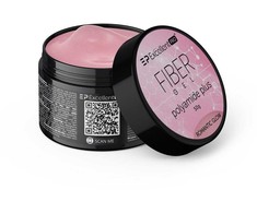 Cosmetics Zone Excellent Pro Pluošto gelis „Polyamidas Plus“ – romantiško švytėjimo suteikiantis statybinis gelis, 50 g