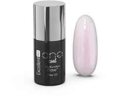 Cosmetics Zone Excellent Pro Vieno sluoksnio daugiafunkcinė hibridinė pluošto bazė su subtiliais rožiniais pluoštais, 7 g