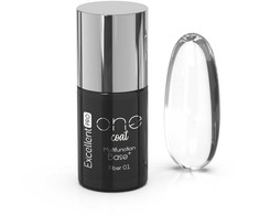 Cosmetics Zone Excellent Pro Vieno sluoksnio daugiafunkcis hibridinis pluošto pagrindas su „Rožinė Fog“ pluoštais, 7 g