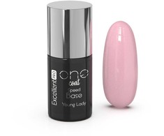 Cosmetics Zone „Excellent Pro“ „One Coat Speed Base“ 7 g hibridinis pagrindas „Young Lady“ lakui