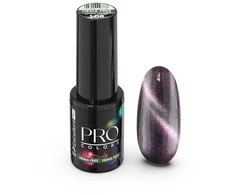 Cosmetics Zone Excellent Pro Pro Colors Hema Free CatEye hibridinis nagų lakas 108 Mystic Violet 7g