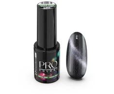 Cosmetics Zone „Excellent Pro“ „Pro Colors Hema Free CatEye Hybrid“ nagų lakai, 106 „Shadow Beam“, 7 g.