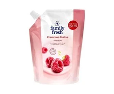 Drėkinamasis rankų muilas Family Fresh Hand Soap Avietė Refill, 750ml