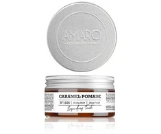 Farmavita Amaro Caramel Pomade Strong Hold Nº1928 Shiny Finish stiprios fiksacijos blizgi pomada 100ml