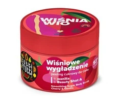 Farmona Tutti Frutti glotninamasis cukraus kūno šveitiklis vyšnių ir vanilės + Beauty Shot A 300g
