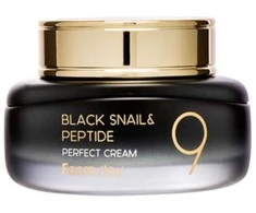FarmStay Juodas Snail &amp; Peptide9, 55 ml