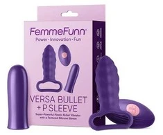 Dreamtoys Femme Funn FEMMEFUNN VERSA KULKA SU P RANKOVE TAMSIAI VIOLETINĖ